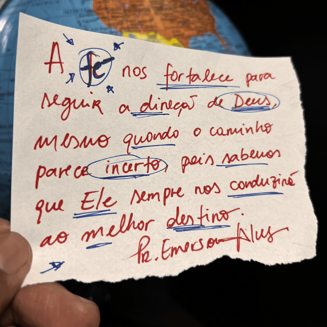 A Fé nos Fortalece